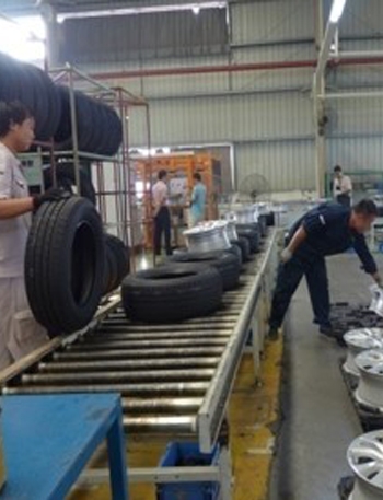 轮胎压装自动化生产线