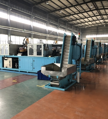 紫铜三通管件自动化一体机